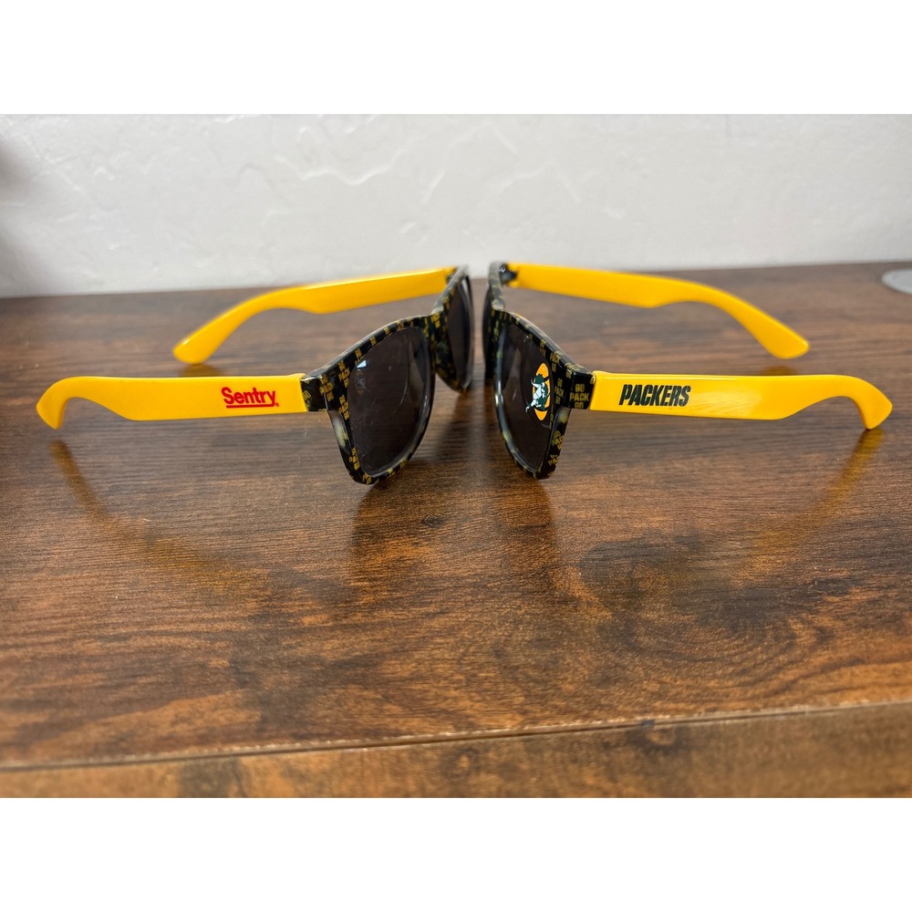 Green Bay Packers NFL‎ Sunglasses Set of 2 Go Pack Go Yellow Green Fan Gear